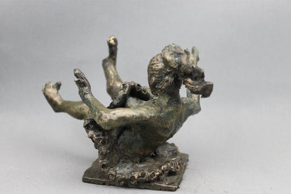 audrey flechet, flechet, sculpture, fonderie du champ bon, film stop motion, bronze, cancan, danseuse, film animation, film stop motion, acrobate malchanceuse