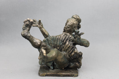 audrey flechet, flechet, sculpture, fonderie du champ bon, film stop motion, bronze, cancan, danseuse, film animation, film stop motion, acrobate malchanceuse