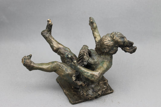 audrey flechet, flechet, sculpture, fonderie du champ bon, film stop motion, bronze, cancan, danseuse, film animation, film stop motion, acrobate malchanceuse