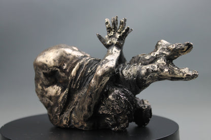 sculpture contemporaine, egon schiele, sculpture, audrey flechet, flechet, fonderie du champ bon, bronze, statue, statuette, cire perdue, technique de la cire perdue, bronce, lost wax, la paupiette, nu féminin