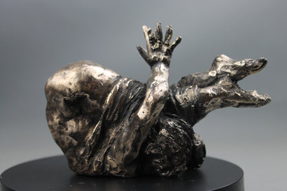 sculpture contemporaine, egon schiele, sculpture, audrey flechet, flechet, fonderie du champ bon, bronze, statue, statuette, cire perdue, technique de la cire perdue, bronce, lost wax, la paupiette, nu féminin, atelier de la cire perdue