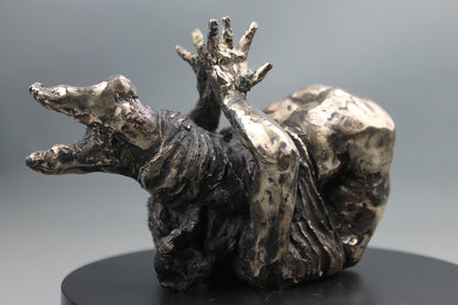 sculpture contemporaine, egon schiele, sculpture, audrey flechet, flechet, fonderie du champ bon, bronze, statue, statuette, cire perdue, technique de la cire perdue, bronce, lost wax, la paupiette, nu féminin