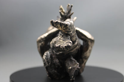 sculpture contemporaine, egon schiele, sculpture, audrey flechet, flechet, fonderie du champ bon, bronze, statue, statuette, cire perdue, technique de la cire perdue, bronce, lost wax, la paupiette, nu féminin