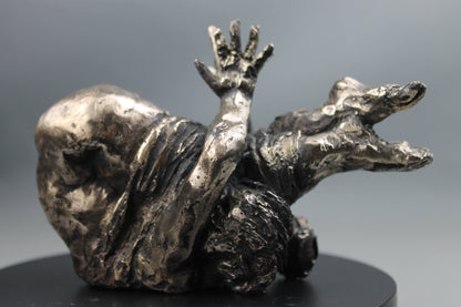 sculpture contemporaine, egon schiele, sculpture, audrey flechet, flechet, fonderie du champ bon, bronze, statue, statuette, cire perdue, technique de la cire perdue, bronce, lost wax, la paupiette, nu féminin