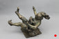audrey flechet, flechet, sculpture, fonderie du champ bon, film stop motion, bronze, cancan, danseuse, film animation, film stop motion, acrobate malchanceuse