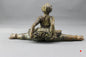 audrey flechet, sculpture, bronze, pièce unique, cire perdue, french cancan, dace, danseuse, fonderie du champ bon, lost wax, metal casting, coco 