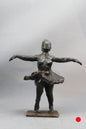 audrey flechet, flechet, sculpture, fonderie du champ bon, film stop motion, bronze, cancan, danseuse, film animation, film stop motion, danse aérienne