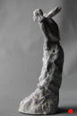 atento, bronce, bronzo, metal casting, lost wax, sentinelle, sculpture, audrey flechet, fonderie du champ bon, bronze, bronze blanc de titane, cire perdue, watcher