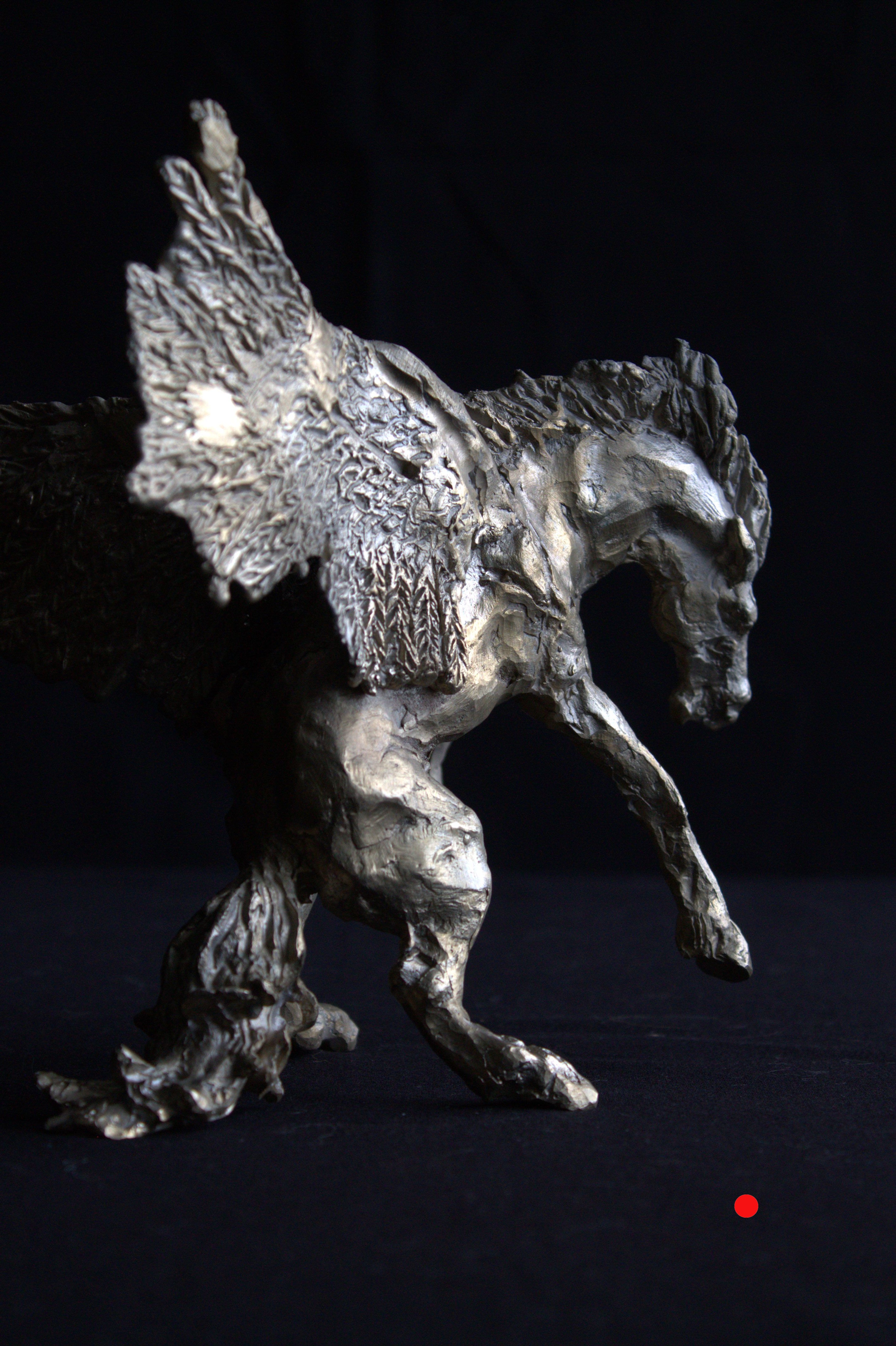bronze, audrey, flechet, pégase, lost wax, cire perdue, technique, fonderie du champ bon, atelier de la cire perdue, sculpture, contemporaine, pièce unique
